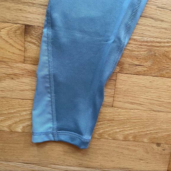 SHEIN Blue Mesh Leggings with Pockets - Picture 7 of 9